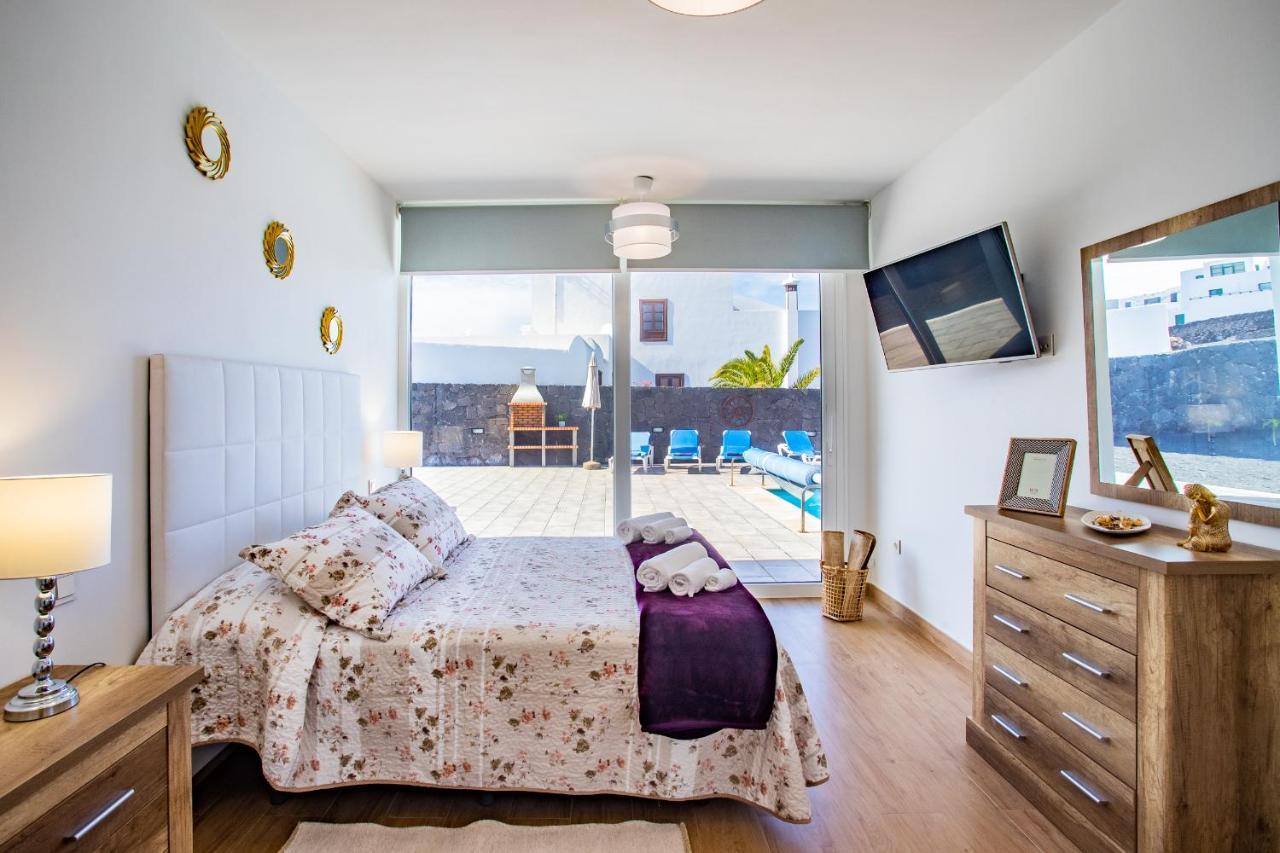 Eslanzarote Eco Villa Tony, Heated Pool, Jacuzzi, Sat Tv, Super Wifi La Costa Buitenkant foto