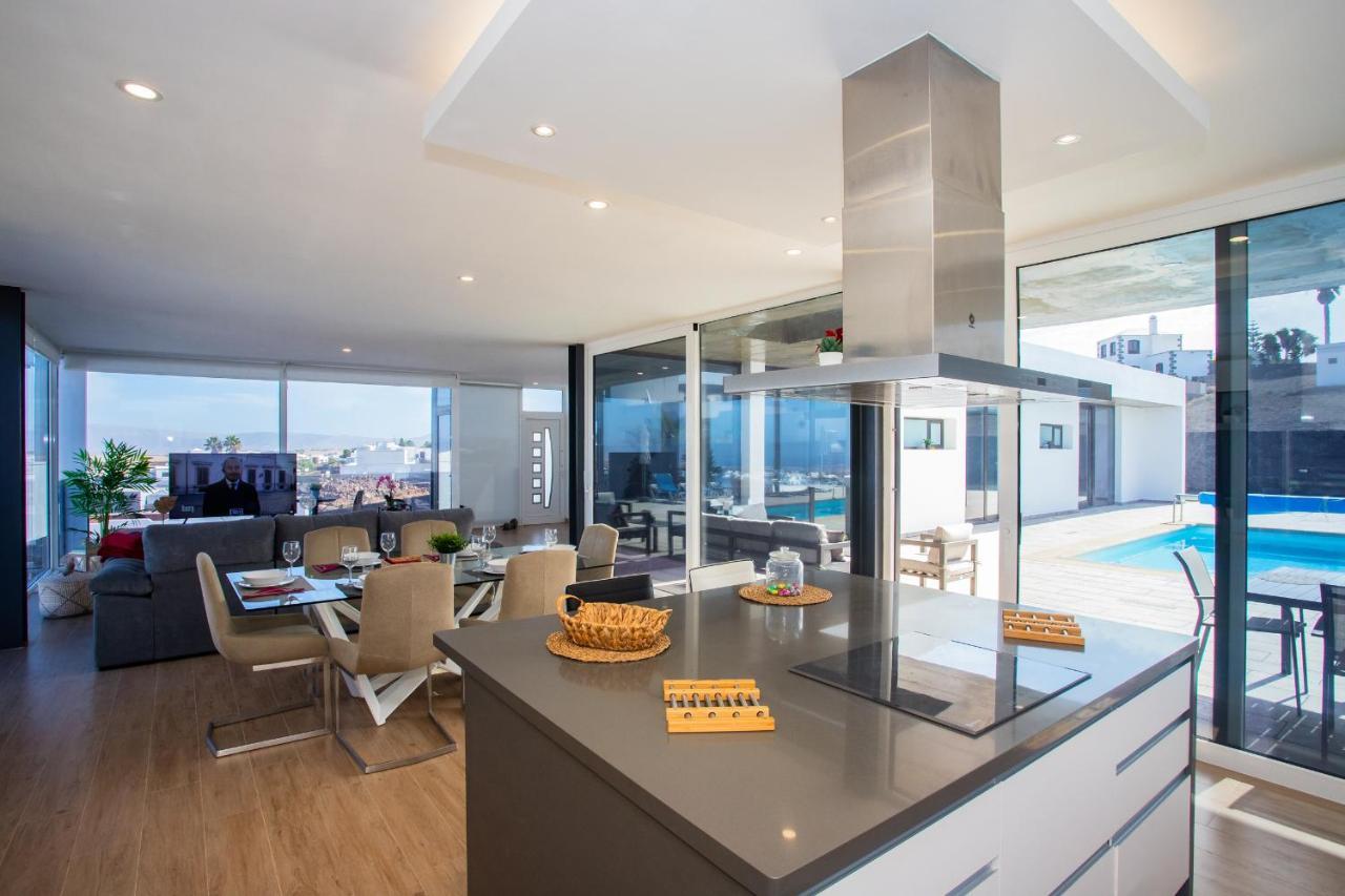 Eslanzarote Eco Villa Tony, Heated Pool, Jacuzzi, Sat Tv, Super Wifi La Costa Buitenkant foto