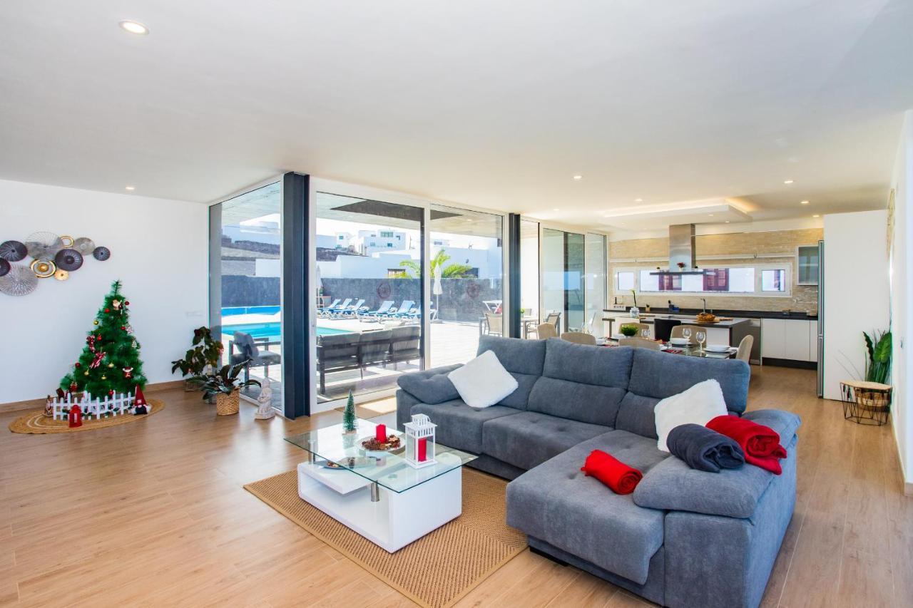 Eslanzarote Eco Villa Tony, Heated Pool, Jacuzzi, Sat Tv, Super Wifi La Costa Buitenkant foto